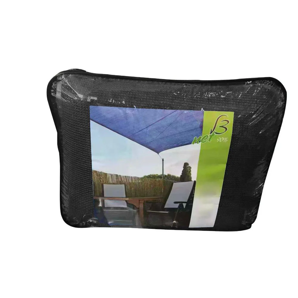 רשת צל 6*6 מטר עם טבעות שחור - Image 2