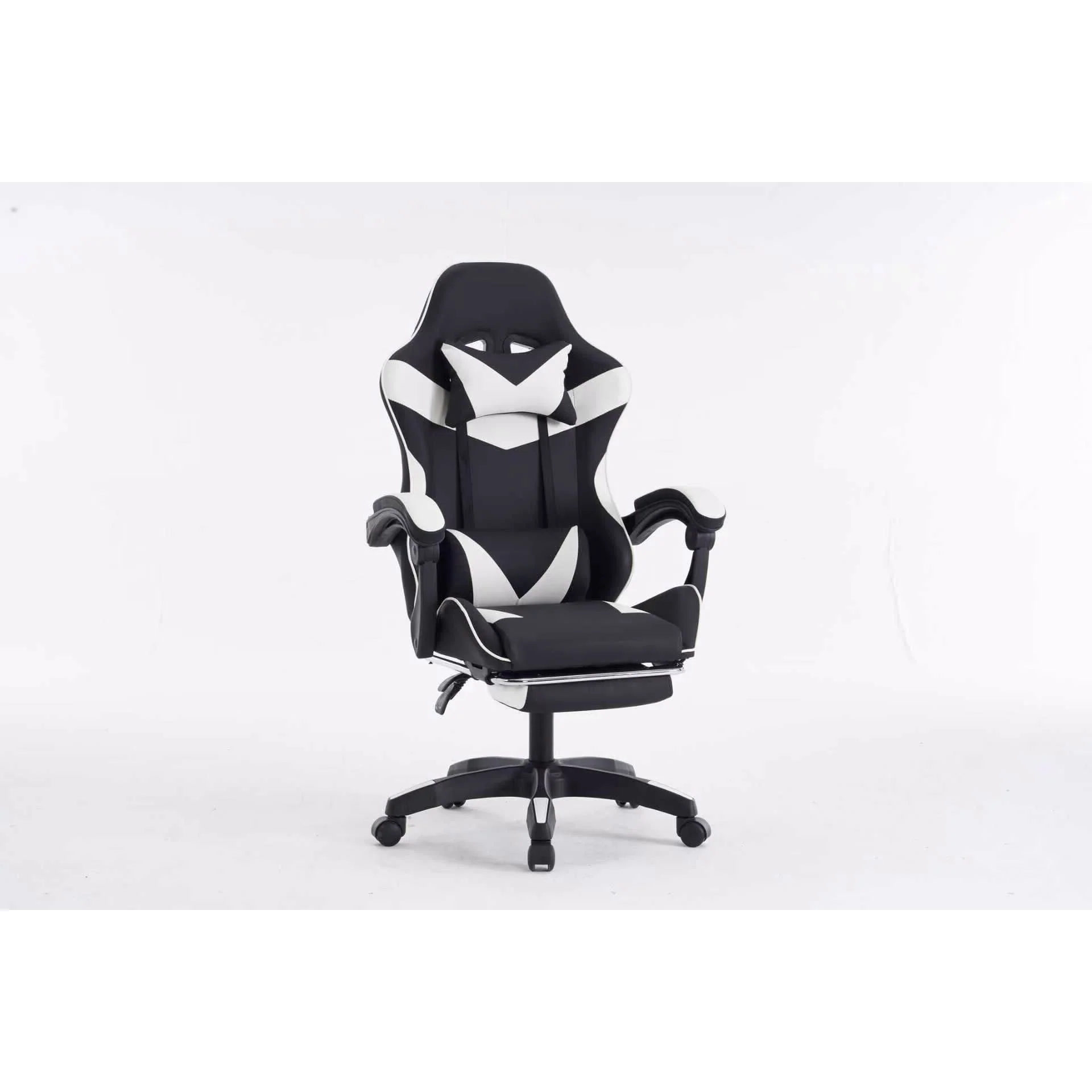 כסא גיימינג שחור+לבן - Image 2