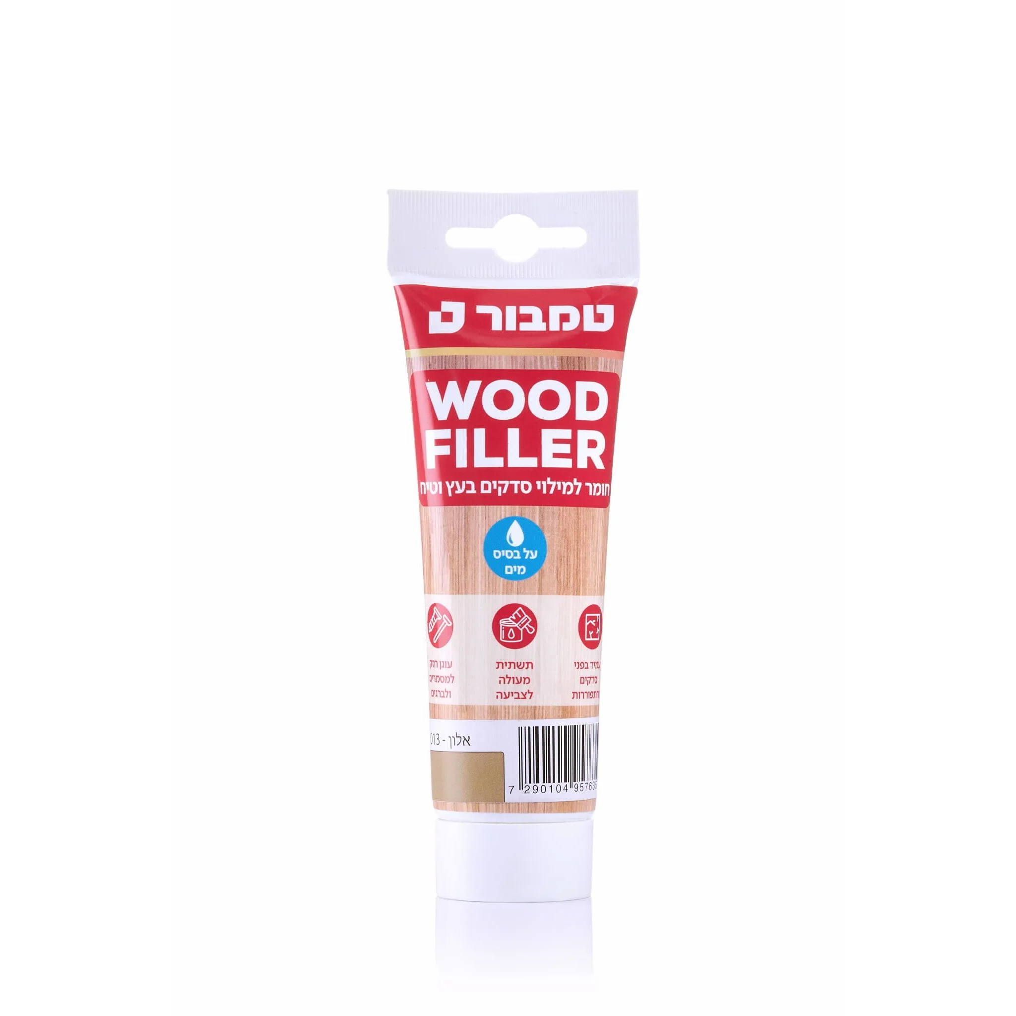 משחת מילוי WOOD FILLER גוון אגוז 200 גרם