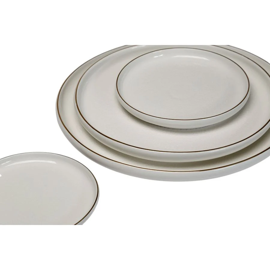 צלחת לעוגה גדולה 31 ס״מ SPECIAL WHITE/GOLD