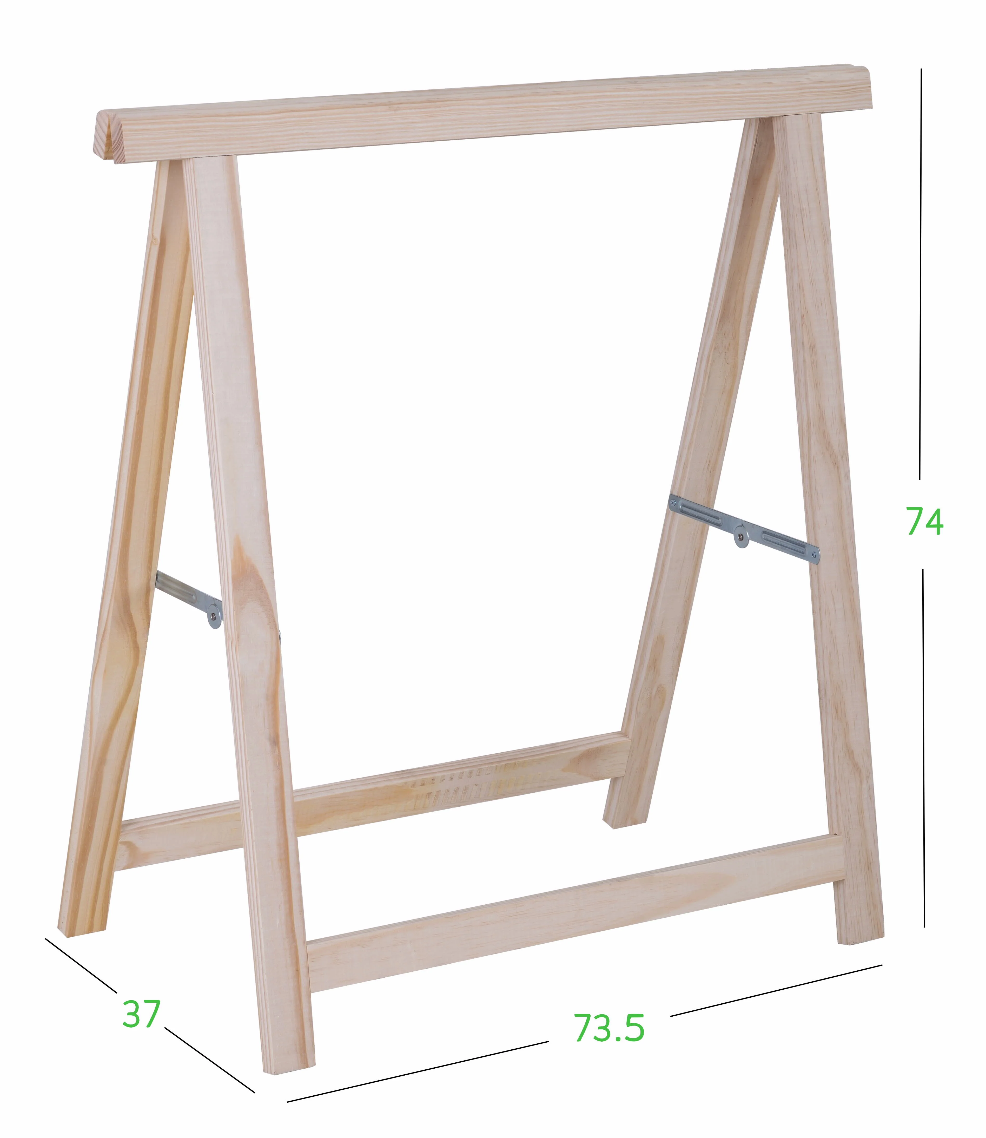 חמור מתקפל מעץ אורן - Image 3