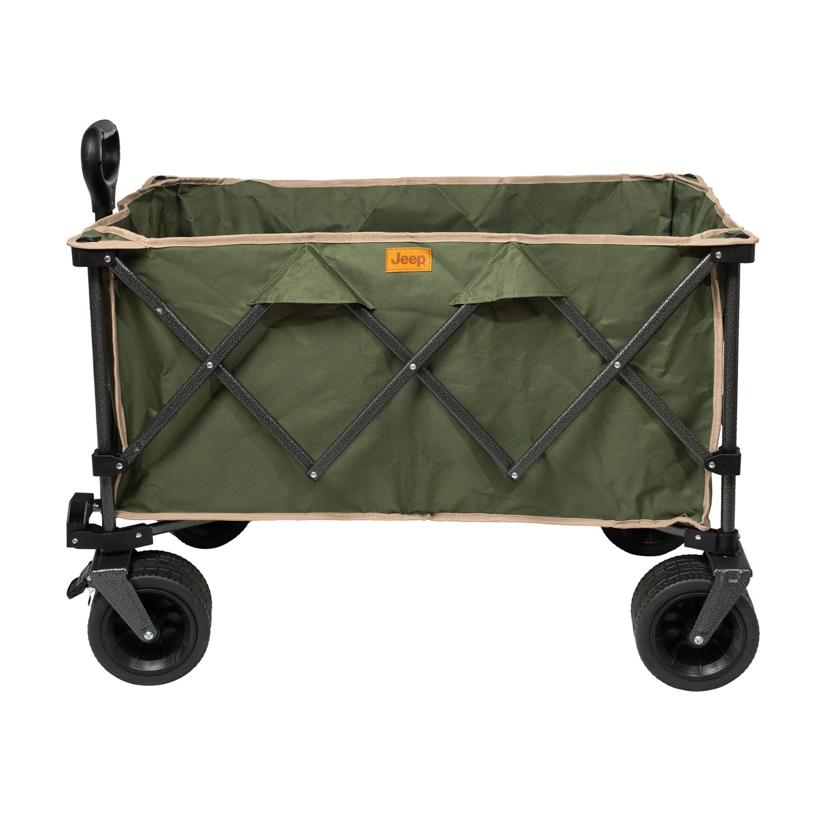 עגלת חוף JEEP EasyGo PRO ירוק 180 ליטר - Image 2