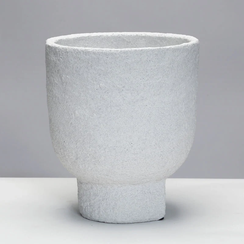 בית עציץ 17X17X20 TROPHY WHITE