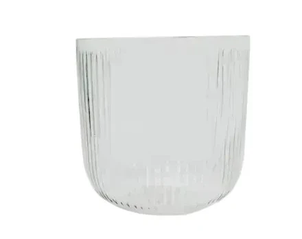 מעמד לנר או לעציצים 23X23X23 HEND MADE GLASS
