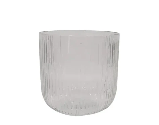 מעמד לנר או לעציצים 29X29X26 HEND MADE GLASS
