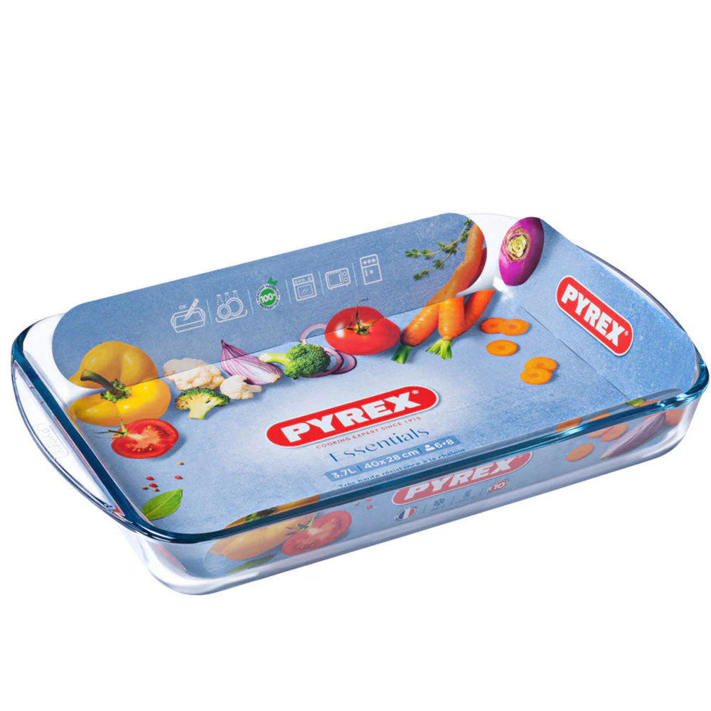 תבנית זכוכית מלבנית 40*27  פיירקס - Image 3