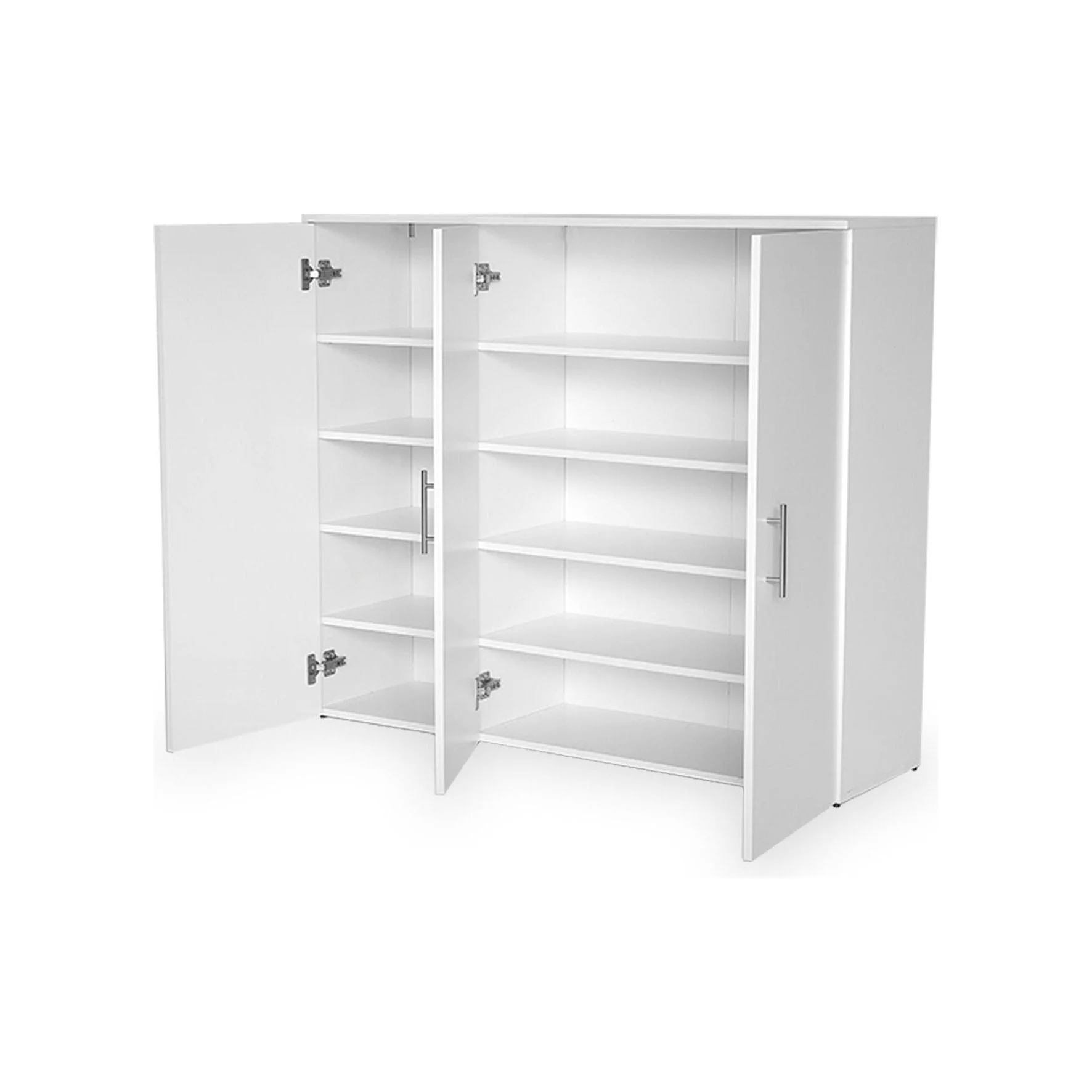 ארון נעליים 3 דלתות צבע לבן - Image 3