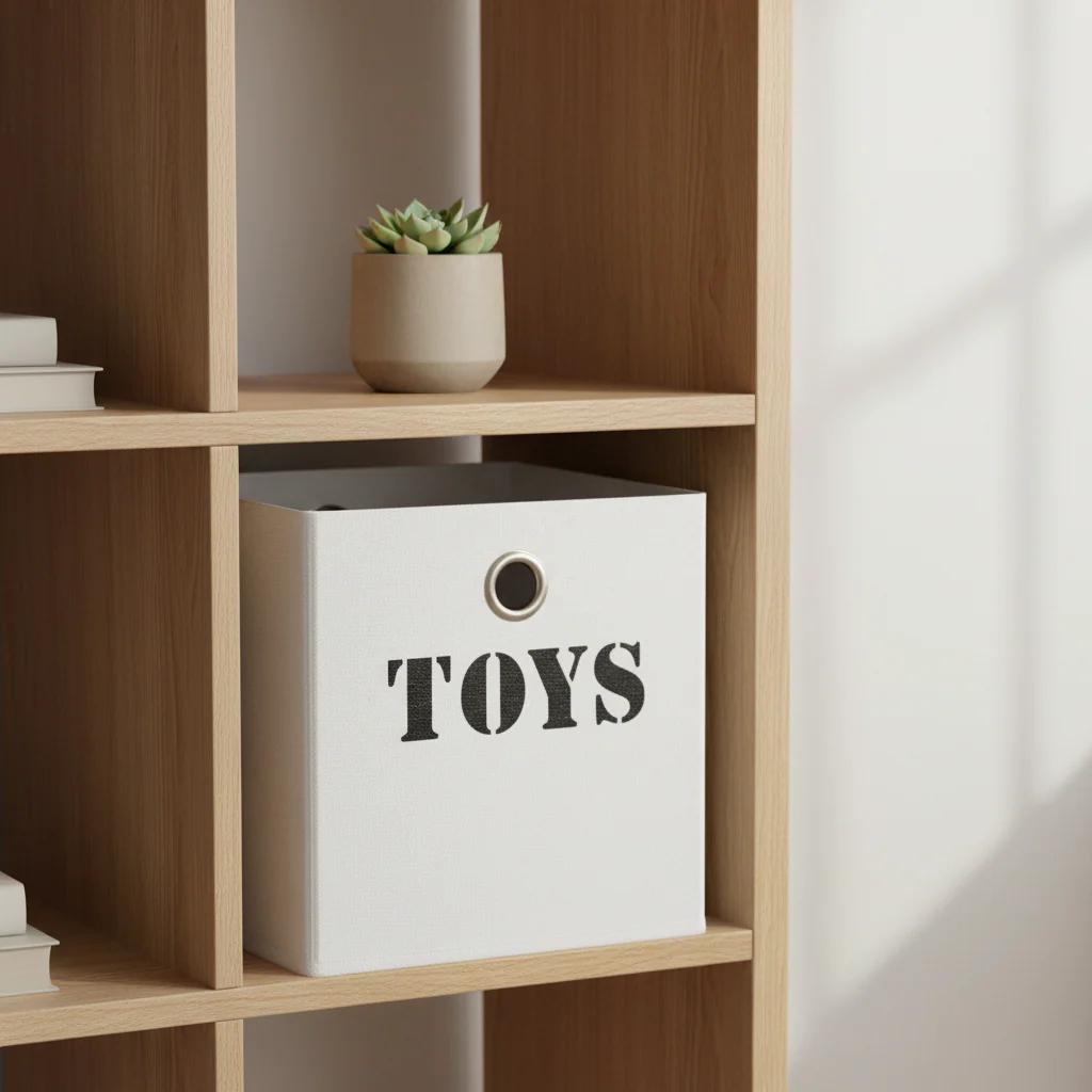 קופסת אחסון בד 30*30 TOYS