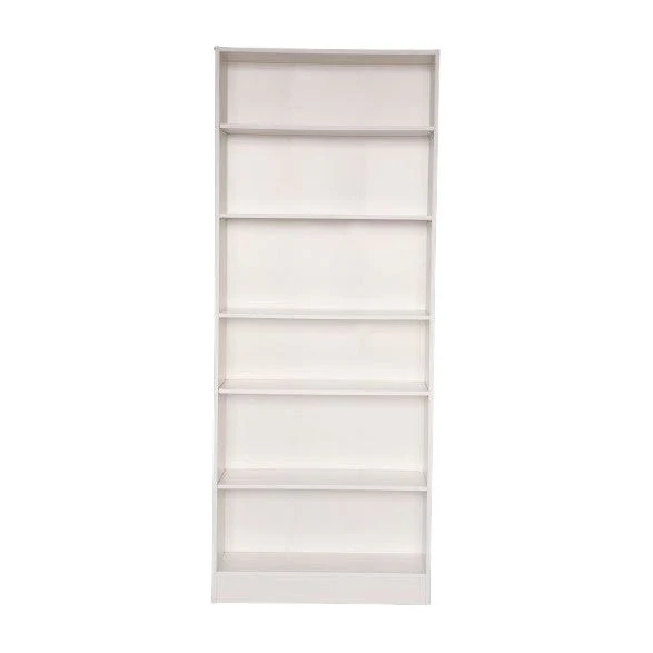 כוננית ספרים 80*28*202 ס"מ לבן - Image 2