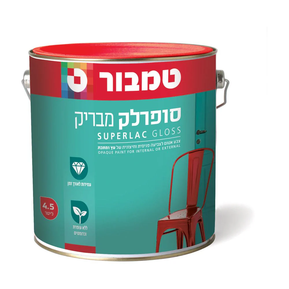 סופרלק פלוס אדום 96 4.5 ליטר בסיס שמן