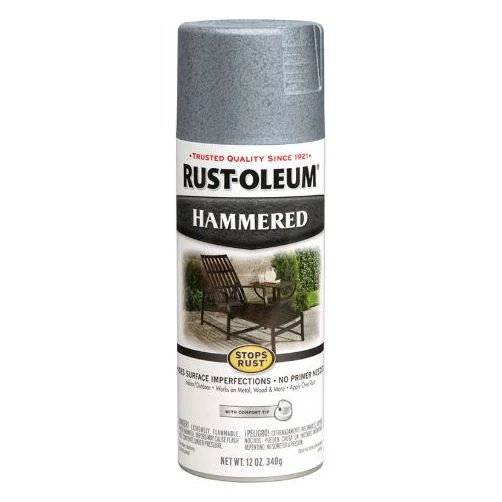תרסיס ספריי צבע מרוקע כסף 355 מל RO7213830