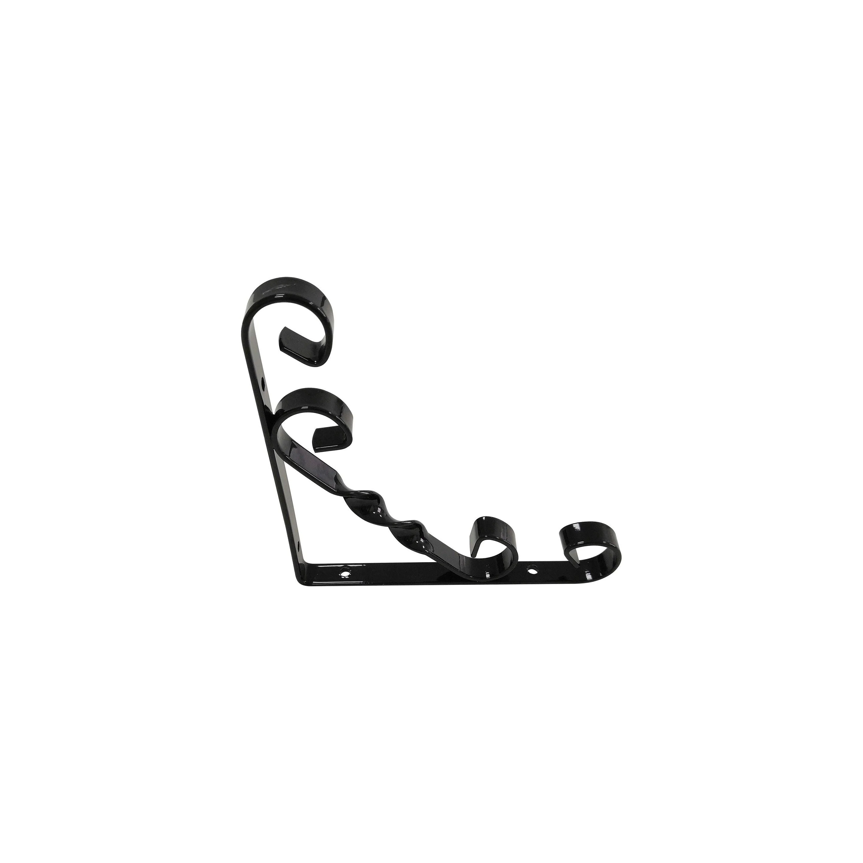 תומך מדף מסוגנן שחור 150*150 מ"מ - Image 2