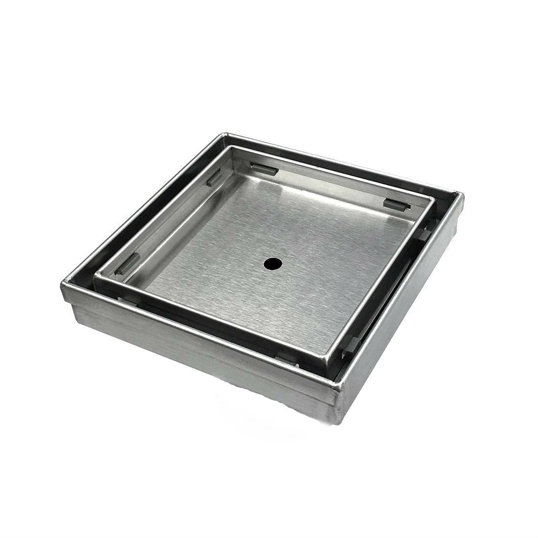 קופסת ניקוז מילוי עצמי נירוסטה 11.5X11.5