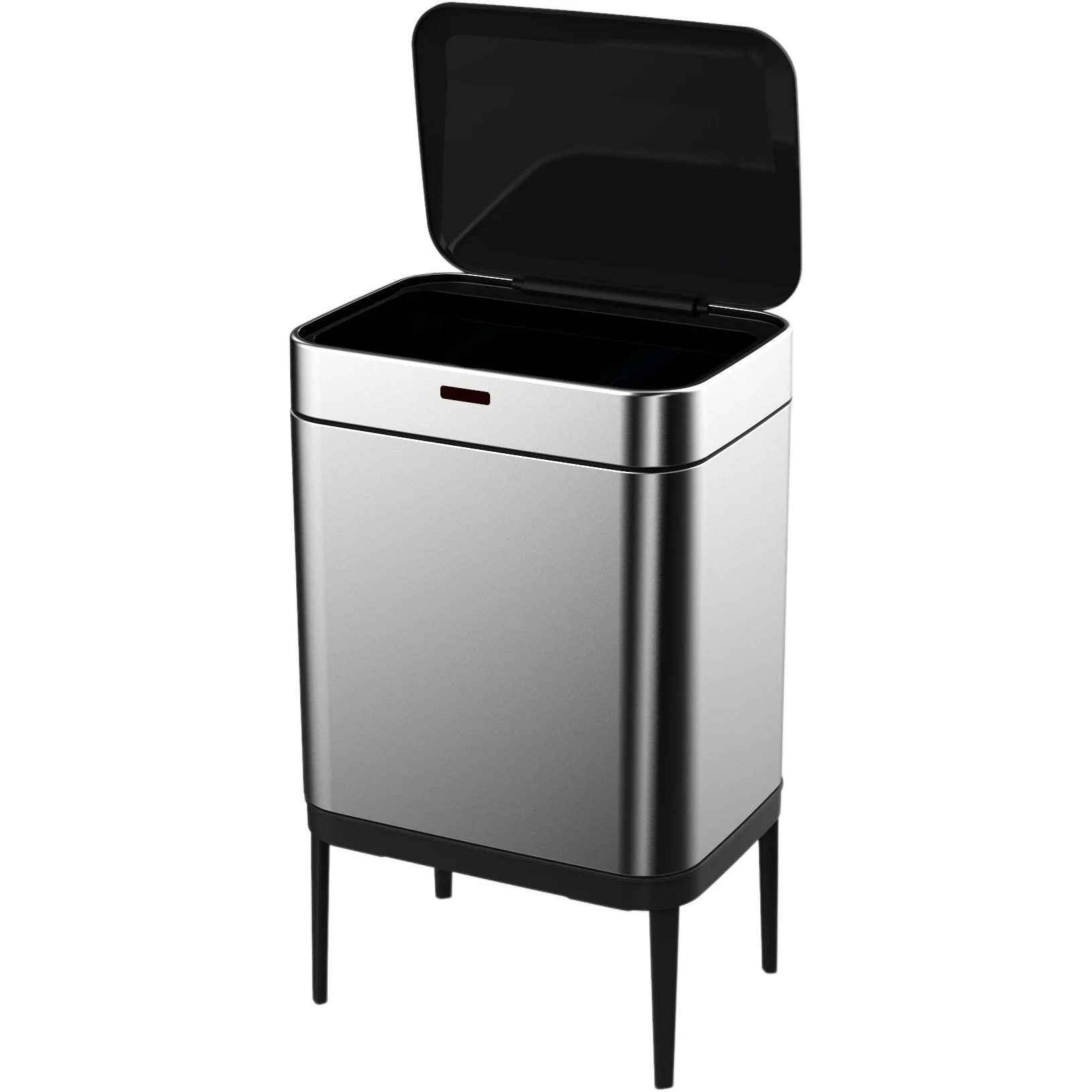 פח אשפה אוטומטי עם חיישן 40L כסף לפלנד - Image 6