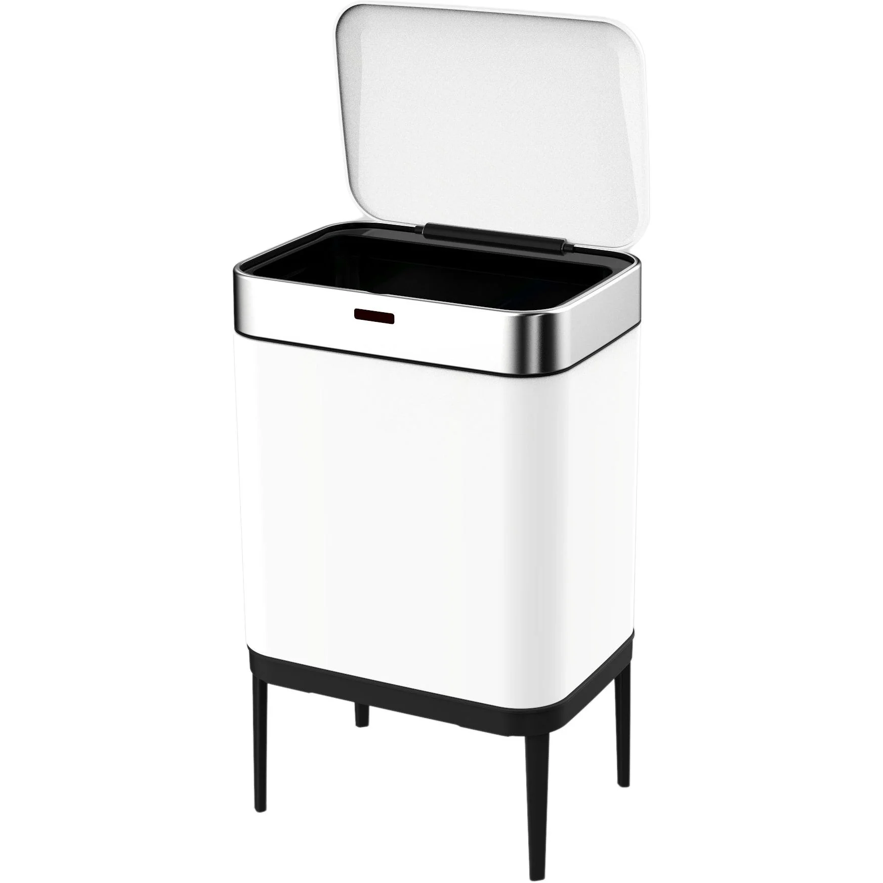 פח אשפה אוטומטי עם חיישן 60L לבן לפלנד - Image 5
