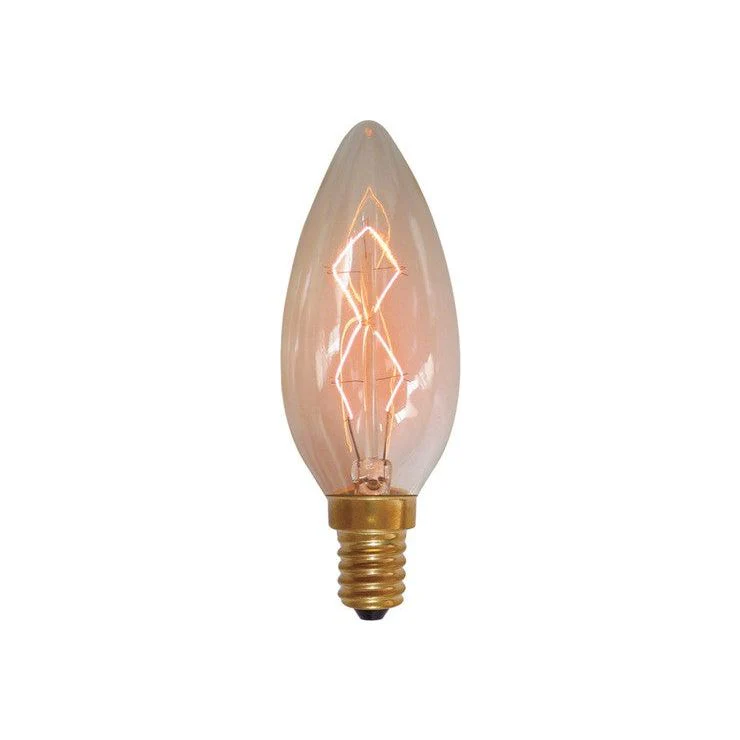 נורת פחם נר 40W E14 תאורת אווירה חמה