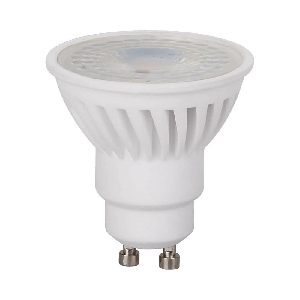 נורה קרמית לבנה GU10 9W 36 אור חם