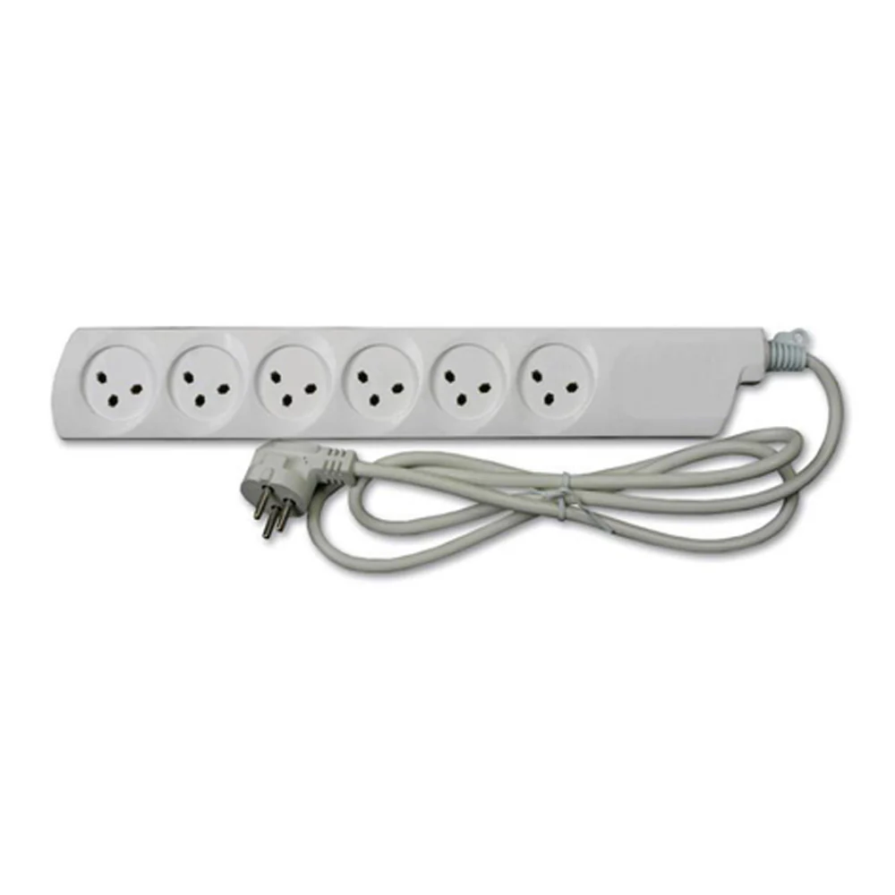 רב שקע 6 +כבל עד 3 מטר