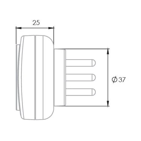 מפצל אנכי לשקע, T3 - Image 3