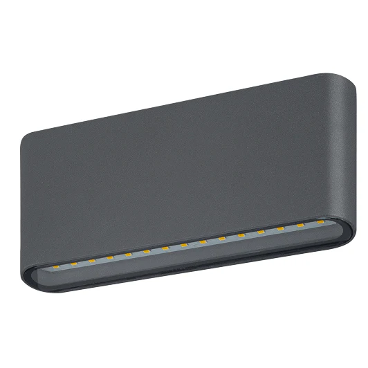 תאורת חוץ צמוד קיר שבילית לד 12W מוגן IP54 אור צהוב UP DOWN  אנטרטיק - Image 2