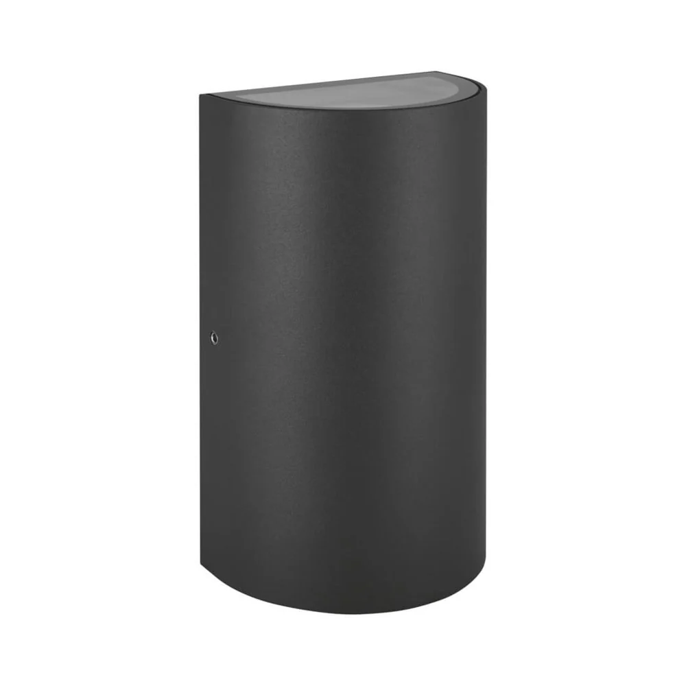 תאורת צמוד קיר אפור UP&DOWN IP54 12W אור צהוב_