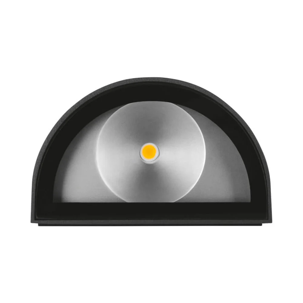 תאורת צמוד קיר אפור UP&DOWN IP54 12W אור צהוב_ - Image 4