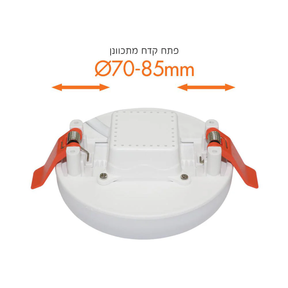 פאנל לד לבן FLEX 8W IP54 אור חם - Image 2