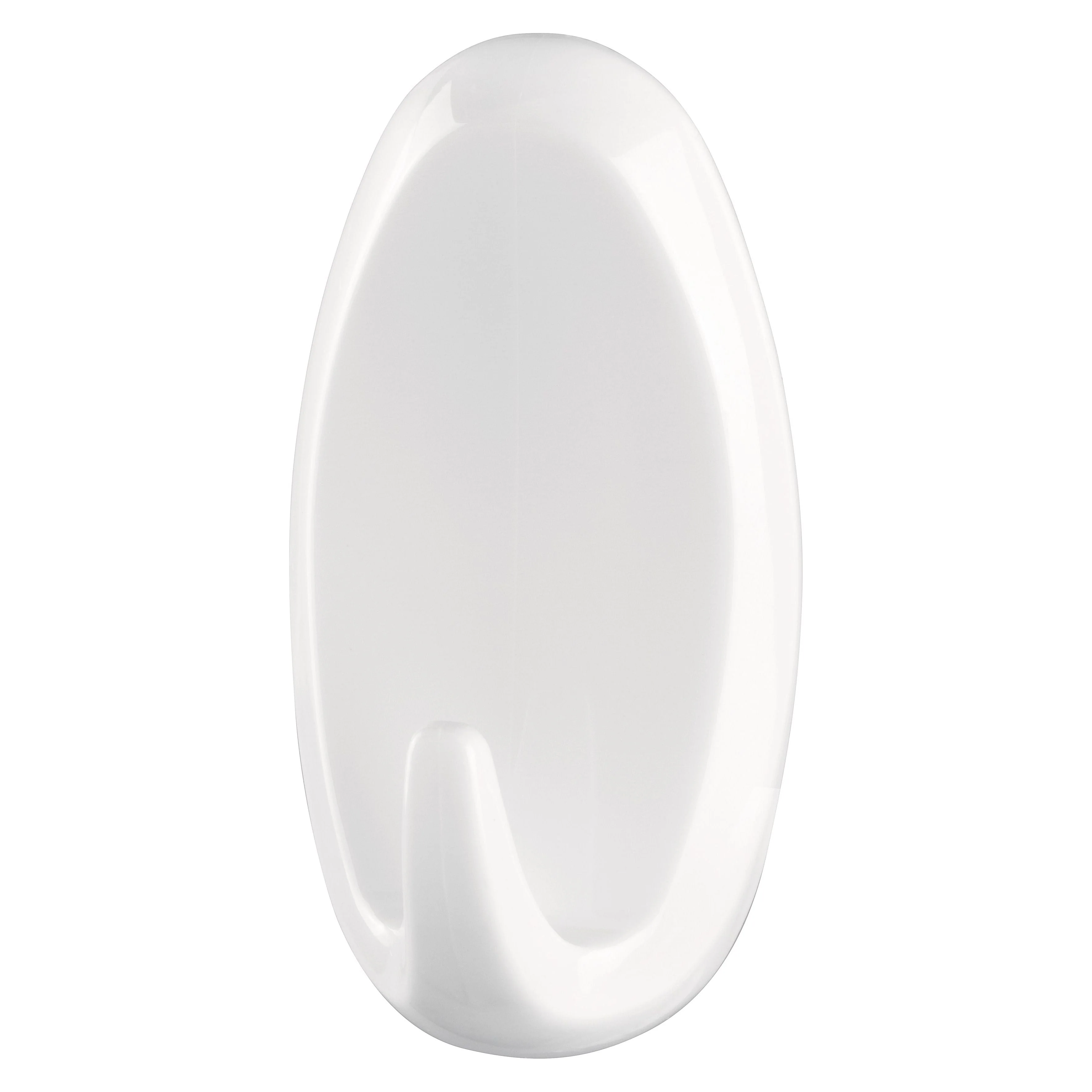 קולב הדבקה 2 י"ח אובלי לבן - Image 3
