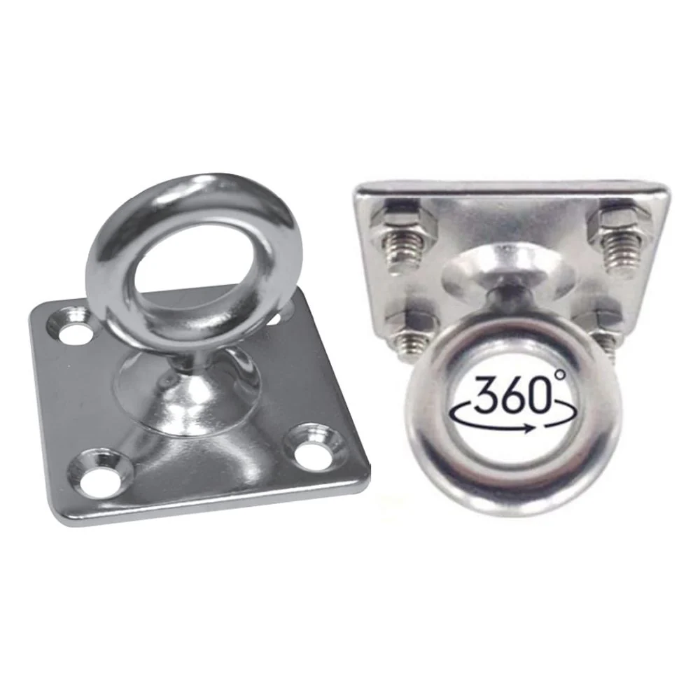 פלטה + טבעת 360 נירוסטה מרובעת  215