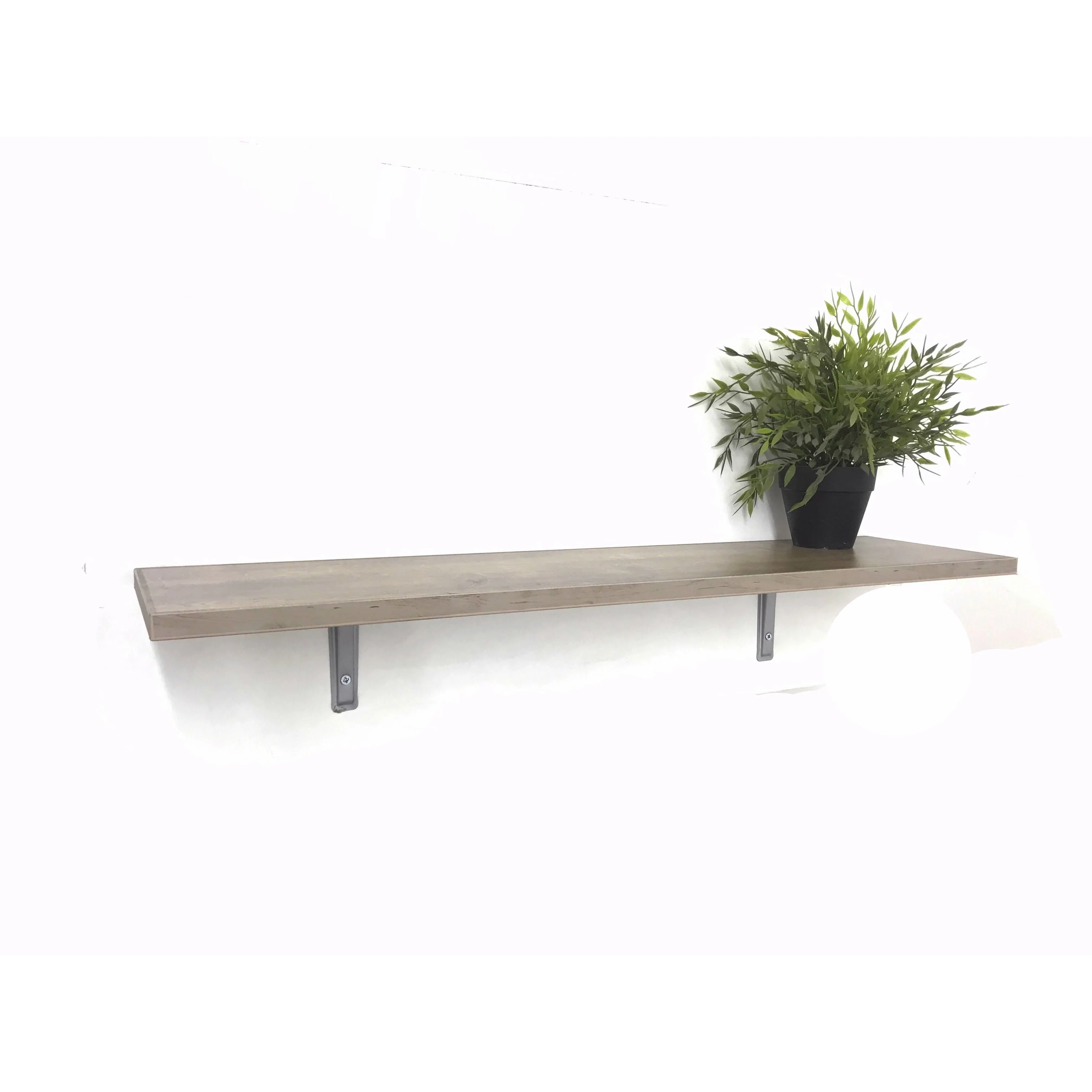 קיט מדף ANAT 70X24 גוון אלון + 2 תומכים
