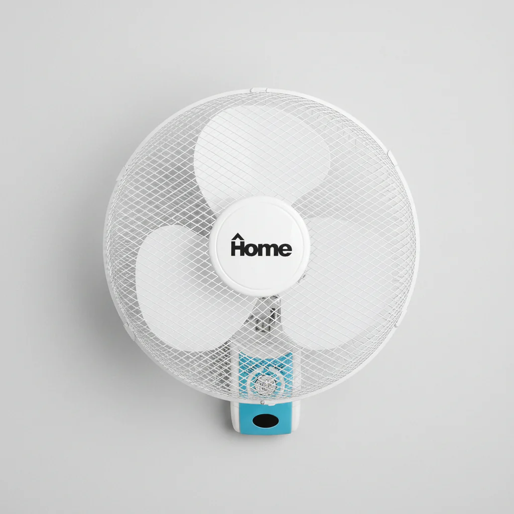 HOME מאוורר תליה לקיר 16 + שלט דגם EFR-1622