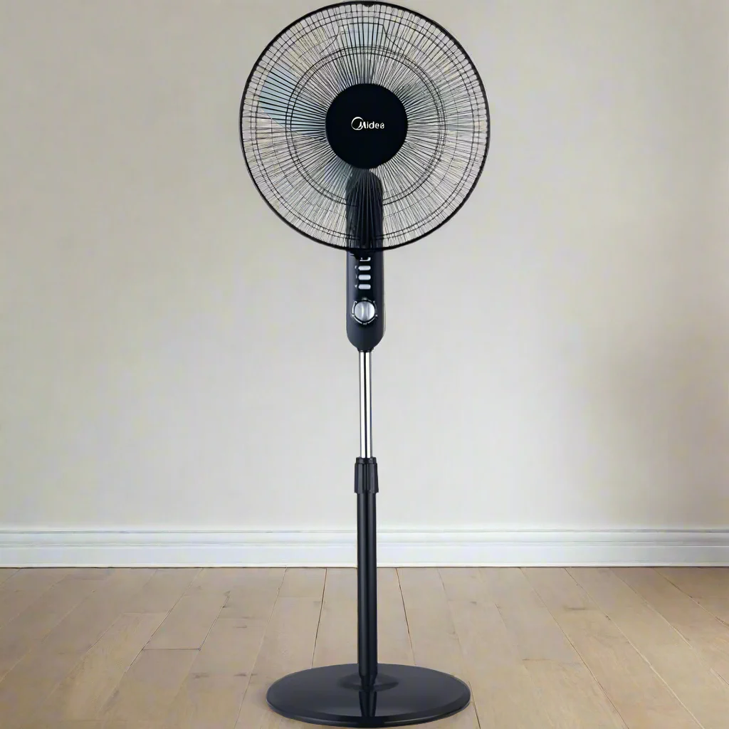 מאוורר עמוד "16 5 כנפיים שחור FS40–15F MIDEA